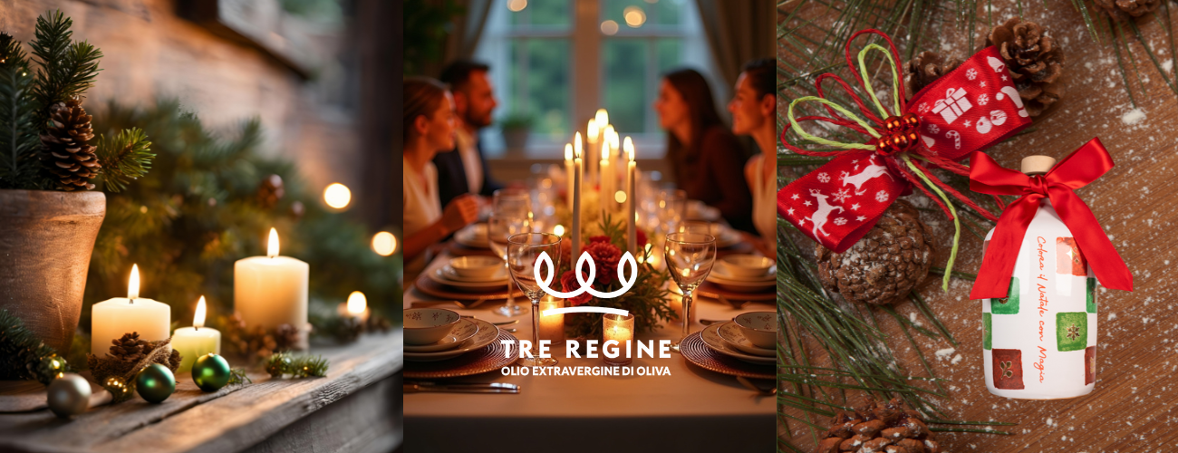 La tavola di Natale: tra addobbi, profumi e il dono autentico dell’Orcio Tre Regine